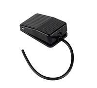 1pcs Foot Pedal Switch SPDT on Off 1NO 1NC Nonslip Metal Momentary Foot Power Switch AC250V 10A (Size : Black 16CM)