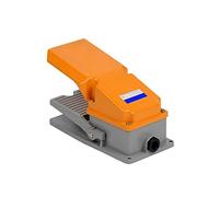 1PCS Footswitch LT3 LT4 Coque en Aluminium Commutateur de Commande Momentané au Pied Pédale d'alimentation électrique Auto-Réinitialisation (Color : LT3)(Lt4 Orange)