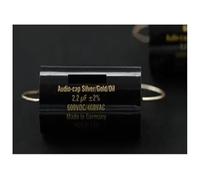 1pcs GAD Silver/Gold/Oil frequency division coupling gold and silver foil oil-immersed audio capacitor MQXFCZUX(0.01UF 1200V 16X41)