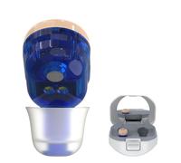 1pcs gauche bleu - Appareil auditif Invisible sans fil, pour surdité/personnes âgées, réglable, amplificateur de son avec Base Rechargeable