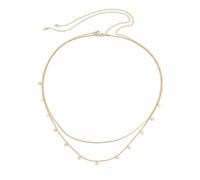 1pcs gold Round Coin Shape Tassel Pendant Thin Waist Chain Simple Boho Double Layers Body Chain Summer Beach Fashion in practical