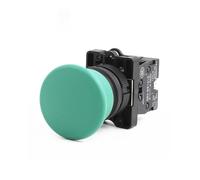 1Pcs Green Mushroom Head XB2-EC31 ZB2-BE101C Power Push button Switch 40mm 10A 600V NO NWPNLXEA(Red-NC)