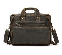 1pcs Handmade Men's Mands Mands Retro Messager Messenger Men's Bag Business Travel Sac