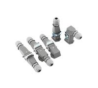 1PCS Heavy duty connector 4core (3+1) 5core (4 +1) 6core (5+1) 8core (7+1) 10A Rectangular aviation plug NWPNLXEA(6 Core Angle)