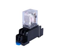 1PCS HH52P MY2NJ DPDT Petit Bobine Relais Électromagnétique Intermédiaire Général Interrupteur Avec Base De Prise LED AC 220/380V 12/24V(AC380V)