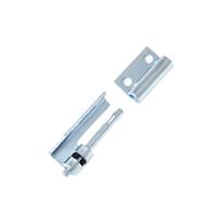 1Pcs HT086 charnière de porte d'armoire amovible en acier au carbone bleu zinc charnière cachée flexion gauche et droite CL137(HT086 left)