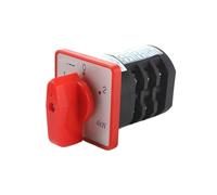 1pcs, HZ5D-20/4 M05 M06 20A 3 Positions 3 Poles Induction electronic starter Reversible Transfer Switch Two Voltage Three-pole Cam Switch MQXFCZUX(20A 4 M06)