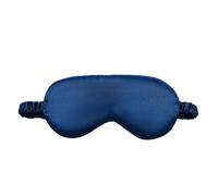 1pcs Imitated Silk Eye Cover Mask Sleep Eyes Comfortable Soft Night Sleeping(Blue)