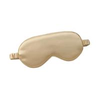 1pcs Imitated Silk Eye Cover Mask Sleep Eyes Comfortable Soft Night Sleeping(Champagne color)