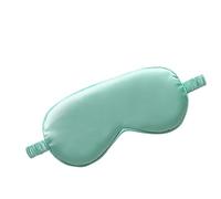 1pcs Imitated Silk Sleep Eye Mask Shading Patch Portable Travel Relax Eyepatch Lunch Break Cover Night Health Sleeping Shield(Elegant green)