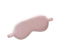 1pcs Imitated Silk Sleep Eye Mask Shading Patch Portable Travel Relax Eyepatch Lunch Break Cover Night Health Sleeping Shield(Pink White)