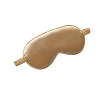 1pcs Imitated Silk Sleep Eye Mask Shading Patch Portable Travel Relax Eyepatch Lunch Break Cover Night Health Sleeping Shield(Gold)
