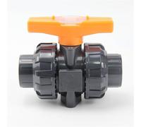 1Pcs Inner Dia.20-63mm PVC Ball Valve Aquarium Water Supply Pipe 2 Way Valve Garden Irrigation Watering Tube Shut-Off Valve(Inner Diameter 40mm)