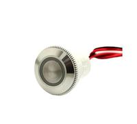 1pcs IP68 22mm Pre-wired momentary latching Push button switch red green blue yellow black white Normally open 2NO NWPNLXEA(Rot,12V)