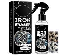 1PCS Iron Eraser Rust Remover Spray, Iron Powder Remover Spray for Car Wheels and Paint Fast Acting Rust and Brake Dust Remover,Acting Rust and Brake Dust Removers for Wheels, Tools & Hardware