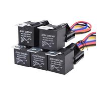 1PCS JD1914 24V 5 Pin Waterproof Car Relay 40A Harness Heavy Duty Automotive Relay Socket Controls Relays