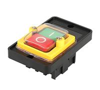 1Pcs KA0 5 380V 10A Black Push Button 2 Position Switch Motor On Off Switch Start Stop Self Lock Mechanical Equipment Control Station