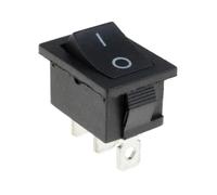 1PCS KCD1 2PIin 3Pin Boat Car Rocker Switch 6A/10A 250V/125V AC Red Yellow Green Blue black Button KCD1 NWPNLXEA(Nero)