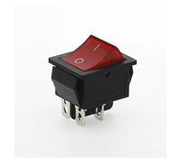 1Pcs KCD4-202 rocker switch power switch 4Pin with light 31x25mm 20A 125VAC 16A 250VAC NWPNLXEA(Rot)