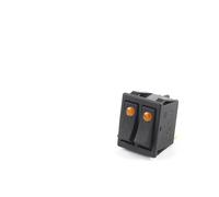 1PCS KCD4 31x25mm 6Pin 2/3 Position 16A/250V 20A/125V Double Light Rocker Switch ON-OFF/ON-OFF-ON Boat Power Car Switch NWPNLXEA(Yellow Dot Light)