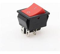 1PCS KCD4 Interrupteur à bascule à verrouillage Interrupteur d'alimentation autobloquant DPST I/O 4 broches 16A 250VAC 20A 125VAC (Color : 3)(2)