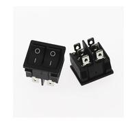1Pcs KCD5 Rocker Switch 4/6pin Black Parallel Power Switch NWPNLXEA(Double head 6P)