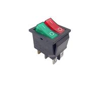 1PCS KCD8 6PIN 16A 250V 20A 125V Double Light Switch Rocker Switch ON-OFF KCD6 Boat Power Switch NWPNLXEA(1 UK)