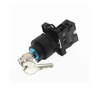 1Pcs key lock switch selector switch rotary switch knob switch 2 position NO 10A/600VAC XB2-EG21 22mm NWPNLXEA(XB2-EG21)