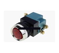 1PCS LA19-11 Red P50 Momentary 25mm 5A 380V Circular small size Flat round Push button switch NWPNLXEA