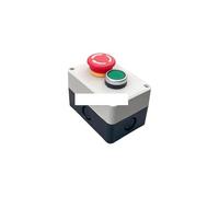 1pcs LA38 button box switch emergency stop button control industrial control start stop two hole positions NWPNLXEA