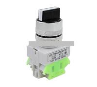 1PCS LAY37 3 Position/2 Position ON-OFF ON-OFF-ON Knob Rotary 2NO DPST Locking Switch 660V Ui 10A Ith NWPNLXEA(2 position)