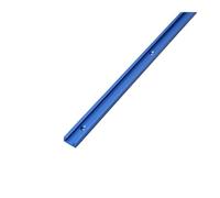 1pcs Length 400mm T Track Woodworking T-slot Slide Aluminium Miter T-Track Jig Screw Fixture Slot Saw/Router Table Tool(Blue)