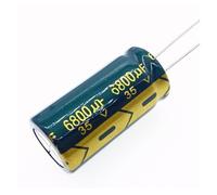 1pcs/lot 35v 6800UF Aluminum Electrolytic Capacitor Size 18 * 35 6800UF35V 20% AUOQKQUT