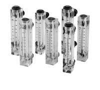 1PCS LZT-15 LZM-15Z Panneau Installer Débitmètre À Flotteur En Plastique Acrylique for Eau Liquide Avec Connexion Adaptateur En Acier Inoxydable 316