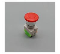 1pcs Machine, Machine, Elevator Button Switch Lay37-11m (PBC) Y090-11m Lay7-11m Mushroom Head Button 22mm Red, Green and Yellow NWPNLXEA(Rot)