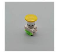 1pcs Machine, Machine, Elevator Button Switch Lay37-11m (PBC) Y090-11m Lay7-11m Mushroom Head Button 22mm Red, Green and Yellow NWPNLXEA(Gelb)