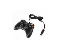 1pcs Manette Contrôleur de Jeu Filaire Noir compatible avec Xbox 360 / XBOX 360 slim / PC Windows 7 10 noir