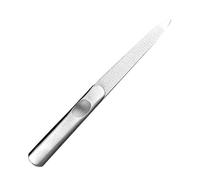1pcs Manucure PéDicure Toilettage Lime à Ongles, Couteau Cuticule, Pousse-Cuticules • IdéAl Pour Mains & Pieds (Argent)