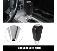 1pcs Marron Auto Voiture Gear Levier Shifter Stick Shift Bouton Faux Cuir