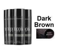 1pcs Marron Fonc - Toppik Poudre De Repousse Capillaire Brun Fonc Applicateur Kerbrian Fibres De Renforce Traitement Capillaire