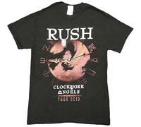 1PCS Men's Rush Clockwork Angels 2013 Tour T Shirt Black M