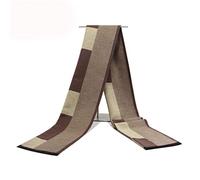 1pcs Men's Scarf Winter Korean Version of The Plaid Scarf Men's Thickened Warmth Imitation Cashmere Scarf (Color : A Size : One Size) (B One Size)