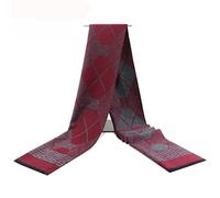 1pcs Men's Scarf Winter Warm Black Gray Business Scarf Imitation Cashmere Plaid Scarf Men (Color : E Size : One Size)
