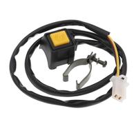 1PCS Motorcycle Moteur Démarrer l'interrupteur Compatible avec of Off Starter Kill Controls Convient à la Plupart des vélos(Yellow D)