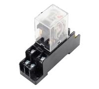 1pcs MY2P HH52P MY2NJ relais 220V AC bobine usage général DPDT micro mini relais avec support de base de prise