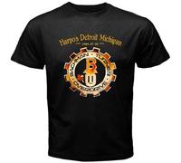 1PCS New Harpo'S Detroit Michigan Concert Logo Men's T-Shirt Black XL