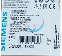 1PCS NEW SIEMENS 3RW3016-1BB04