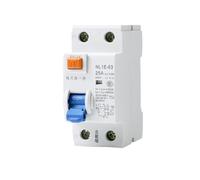 1PCS NL1E-63 1P + N 63A Protecteur de fuite Disjoncteur de courant résiduel de fuite à la terre Nouveau type ELCB RCCB MCB(63A)
