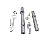 1PCS NMRV030 single output shaft Double output shaft Worm gear reducer accessories Torque arm output shaft 14mm diameter CZAOINCU(Double output shaft)