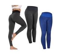 1PCS Noir Leggings Femme Anti-Cellulite Push Up Taille Haute Grande Taille - Baicloud Ion Multicolore#XXL XXL